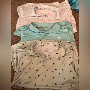 3-Adidas Golf Polos size XL